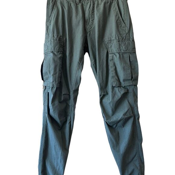 MNML VINTAGE CARGO PANTS OLIVE COTTON SIZE 28 - Picture 2 of 9